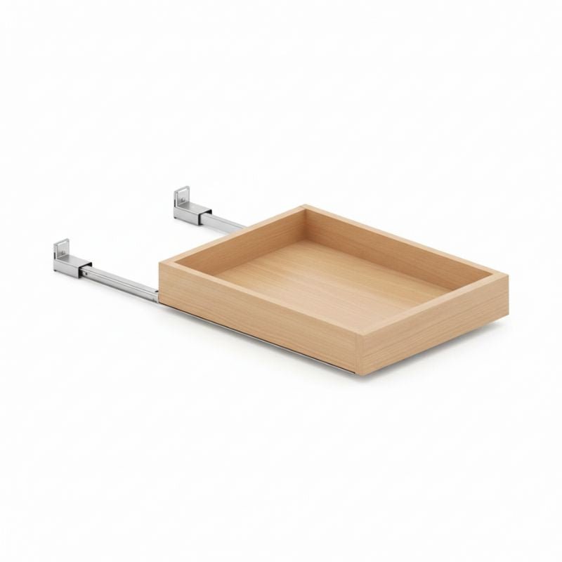 JWQ Interior Rollout Tray Kit - Plywood Storage Solution - Multiple Widths - JWQ-ROT18 - Quality Home Distribution