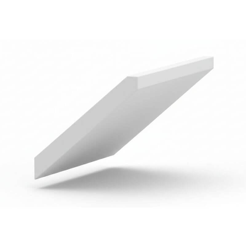 JWQ Shaker Crown Molding - 96" Modern Angled Profile - JWQ-CMS8 3-1/2-CW - Quality Home Distribution