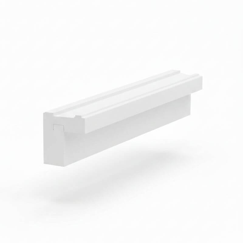 JWQ Shaker Light Rail Molding - 96" Under - Cabinet Trim - JWQ-LMS8-CW - Quality Home Distribution