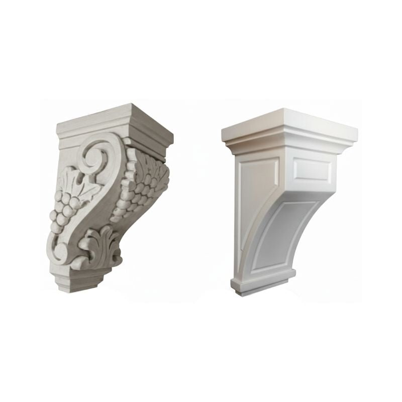 JWQ Solid Wood Decorative Corbel - Classic & Ornate Styles - JWQ-CB-G-LB - Quality Home Distribution