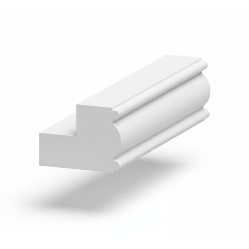 JWQ Traditional Light Rail Molding - 96" Curved Under - Cabinet Trim - JWQ-LM8-LB - Quality Home Distribution