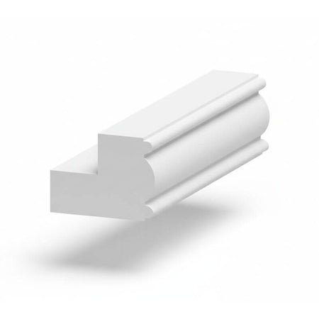 JWQ Traditional Light Rail Molding - 96" Curved Under - Cabinet Trim - JWQ-LM8-LB - Quality Home Distribution