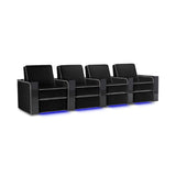 Valencia Naples Elegance Edition | Premium Parisian Velour & Piano Black Home Theater Seating - Quality Home Distribution