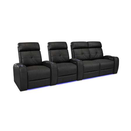 Valencia Verona Power Headrest Edition | Midnight Black Premium Nappa 9000 Leather - Quality Home Distribution