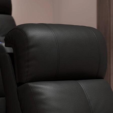 Valencia Verona Power Headrest Edition | Midnight Black Premium Nappa 9000 Leather - Quality Home Distribution