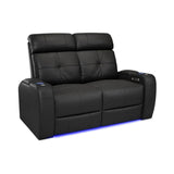 Valencia Verona Power Headrest Edition | Midnight Black Premium Nappa 9000 Leather - Quality Home Distribution