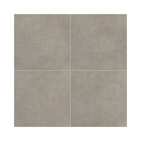 Tweed Taupe Stitchmark Fabric-Look Porcelain Tile - Square