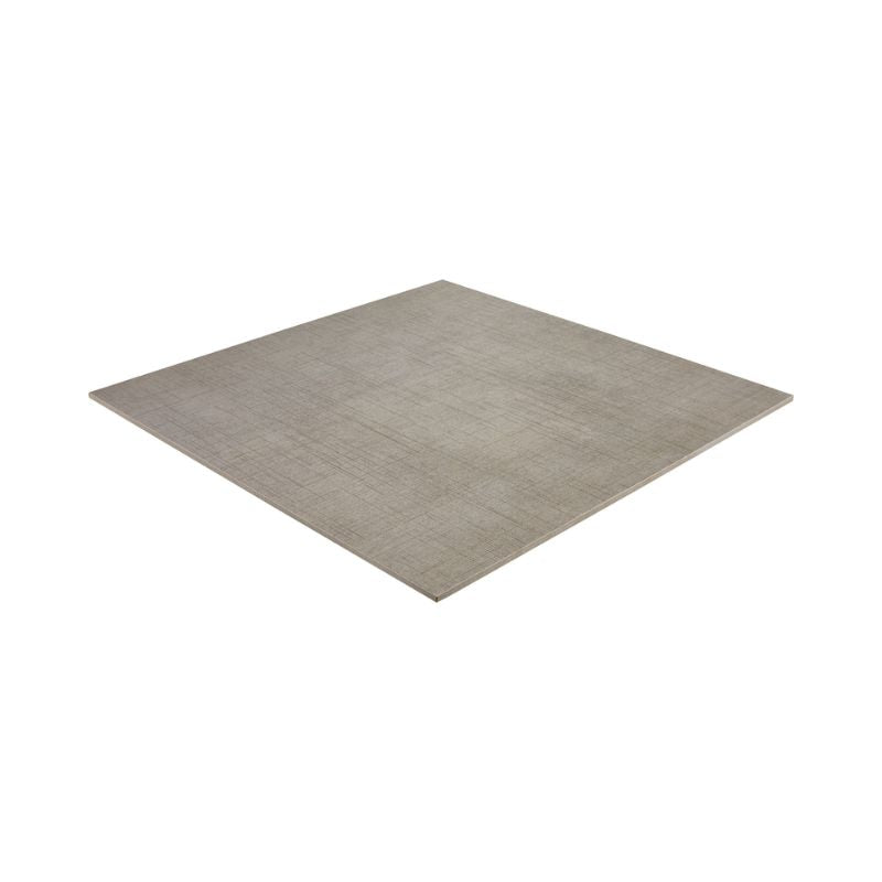 Tweed Taupe Stitchmark Fabric-Look Porcelain Tile - Square