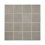 Tweed Taupe Stitchmark Fabric-Look Porcelain Tile - Straight Joint