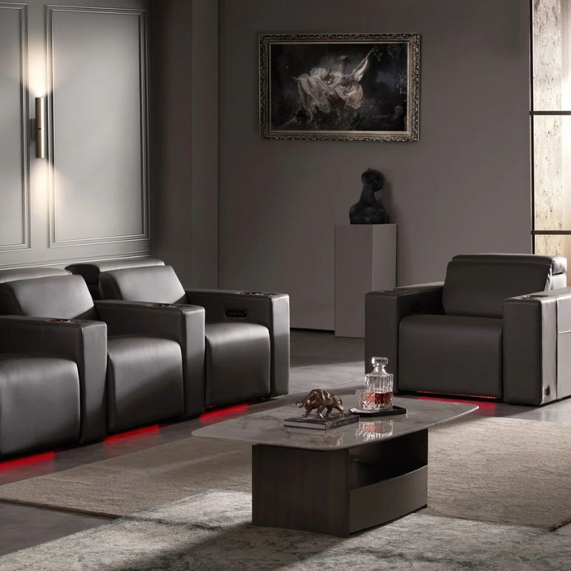 Valencia Barcelona Grand Ultimate Luxury Edition | Oversized Premium Nappa Leather Theater Seating-Quality Home Distribution