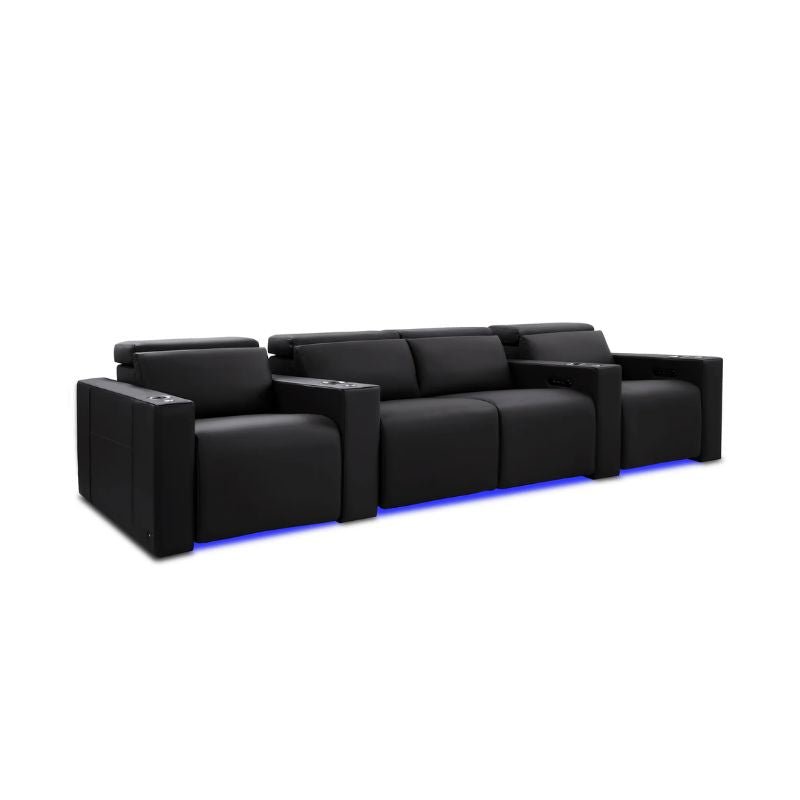 Valencia Barcelona Ultimate Luxury Edition | Premium Semi - Aniline Nappa Leather Theater Seating - Quality Home Distribution