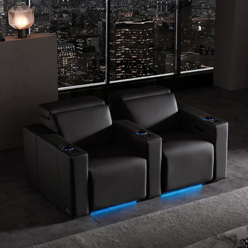 Valencia Barcelona Ultimate Luxury Edition | Premium Semi - Aniline Nappa Leather Theater Seating - Quality Home Distribution