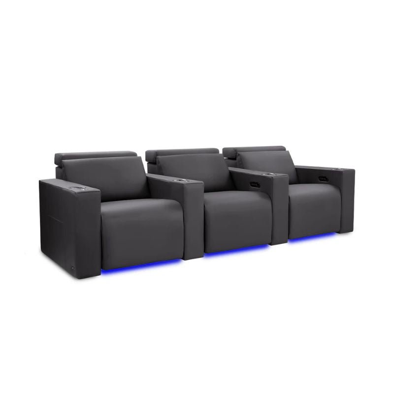 Valencia Barcelona Ultimate Luxury Edition | Premium Semi - Aniline Nappa Leather Theater Seating - Quality Home Distribution