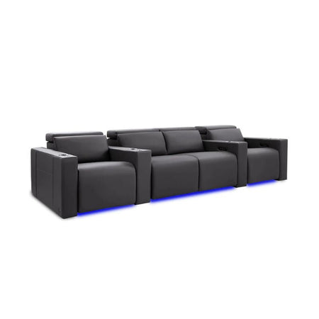Valencia Barcelona Ultimate Luxury Edition | Premium Semi - Aniline Nappa Leather Theater Seating - Quality Home Distribution
