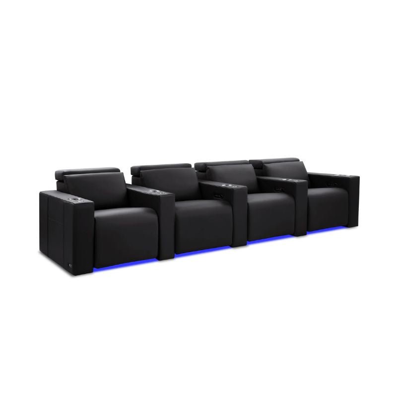 Valencia Barcelona Ultimate Luxury Edition | Premium Semi - Aniline Nappa Leather Theater Seating - Quality Home Distribution
