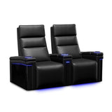 Valencia Monza Carbon Fiber Edition | Premium Semi - Aniline Leather Home Theater Seating - Quality Home Distribution