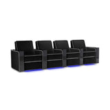 Valencia Naples Elegance Edition | Premium Parisian Velour & Piano Black Home Theater Seating - Quality Home Distribution