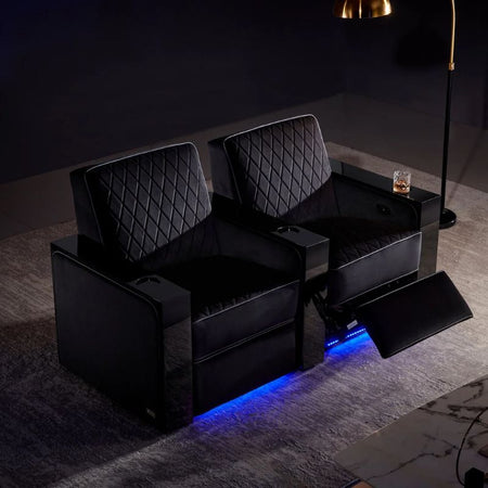 Valencia Naples Prestige Edition | Premium Semi - Aniline Leather Home Theater Seating - Quality Home Distribution