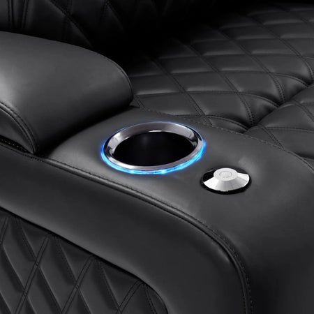 Valencia Oslo Luxury Edition | Triple - Motor & Black Chrome Accents - VAL-OSLUX-ONYX-R4LS - Quality Home Distribution