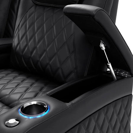 Valencia Oslo Luxury Edition | Triple - Motor & Black Chrome Accents - VAL-OSLUX-ONYX-R4LS - Quality Home Distribution