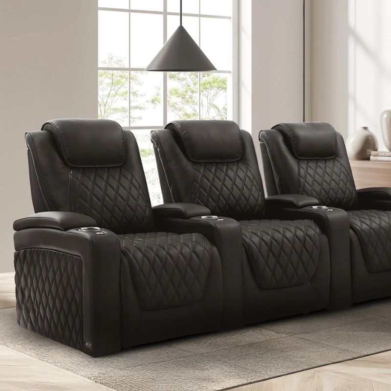 Valencia Oslo Luxury Edition | Triple - Motor & Black Chrome Accents - VAL-OSLUX-ONYX-R4LS - Quality Home Distribution