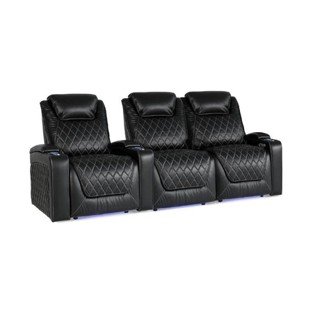 Valencia Oslo XL Big and Tall Edition - 400lb Capacity | Triple - Motor Power VAL-OSXL-BLK-R3RLS - Quality Home Distribution