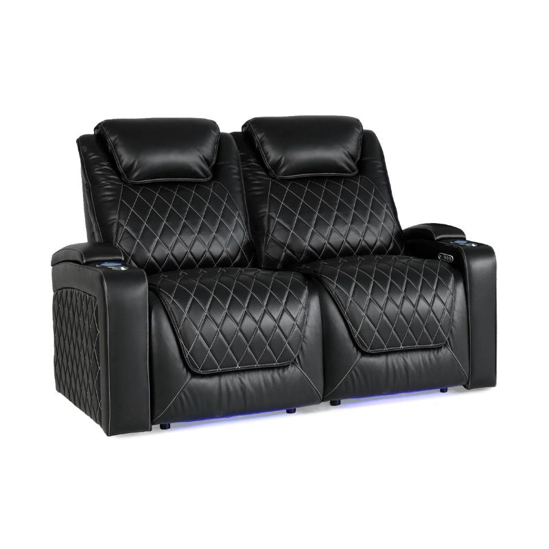 Valencia Oslo XL Big and Tall Edition - 400lb Capacity | Triple - Motor Power - VAL-OSXL-BLK-LS - Quality Home Distribution