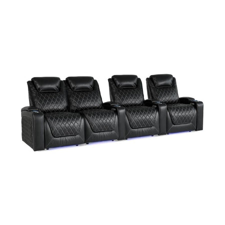 Valencia Oslo XL Big and Tall Edition - 400lb Capacity | Triple - Motor Power VAL-OSXL-BLK-R4LLS - Quality Home Distribution