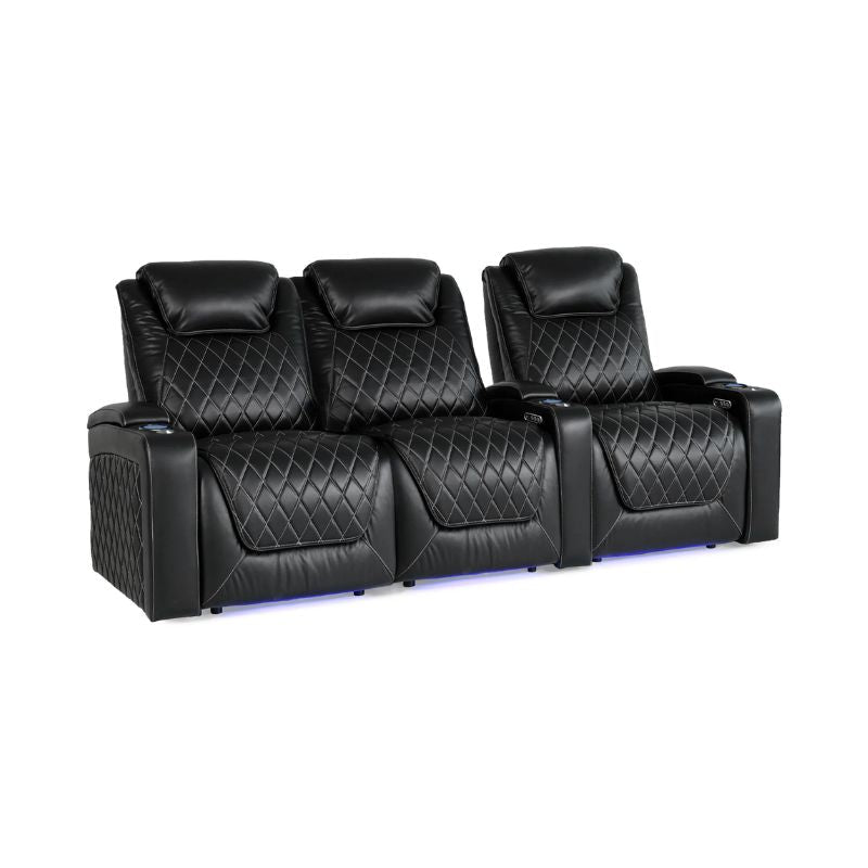 Valencia Oslo XL Big and Tall Edition - 400lb Capacity | Triple - Motor Power VAL-OSXL-BLK-R3LLS - Quality Home Distribution
