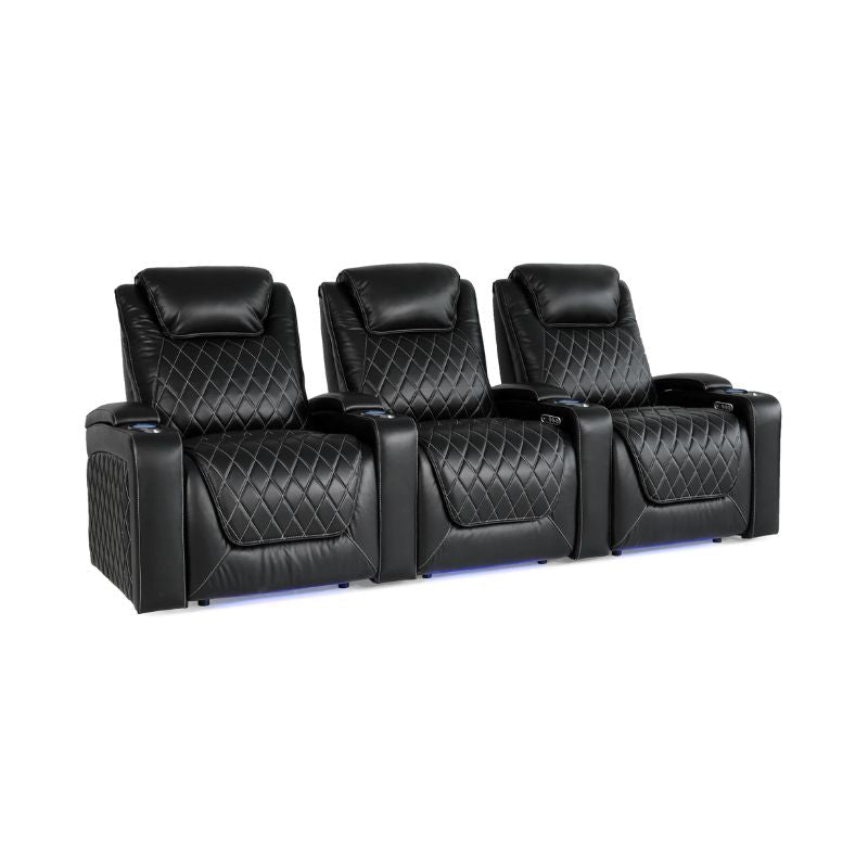 Valencia Oslo XL Big and Tall Edition - 400lb Capacity | Triple - Motor Power - VAL-OSXL-BLK-S3 - Quality Home Distribution