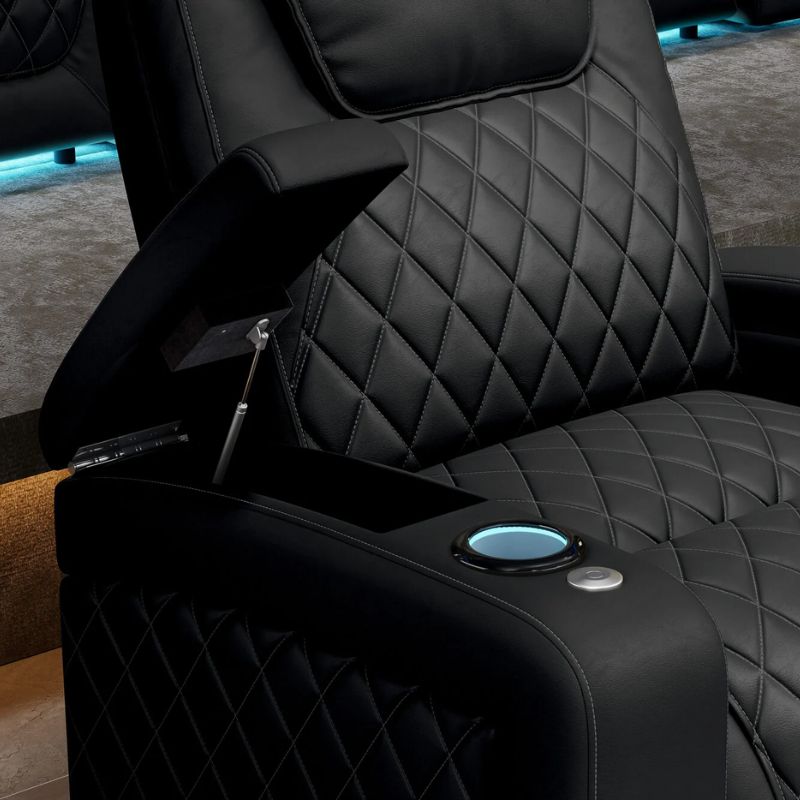 Valencia Oslo XL Big and Tall Edition - 400lb Capacity | Triple - Motor Power - VAL-OSXL-BLK-LS - Quality Home Distribution