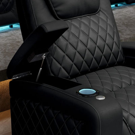 Valencia Oslo XL Big and Tall Edition - 400lb Capacity | Triple - Motor Power - VAL-OSXL-BLK-LS - Quality Home Distribution