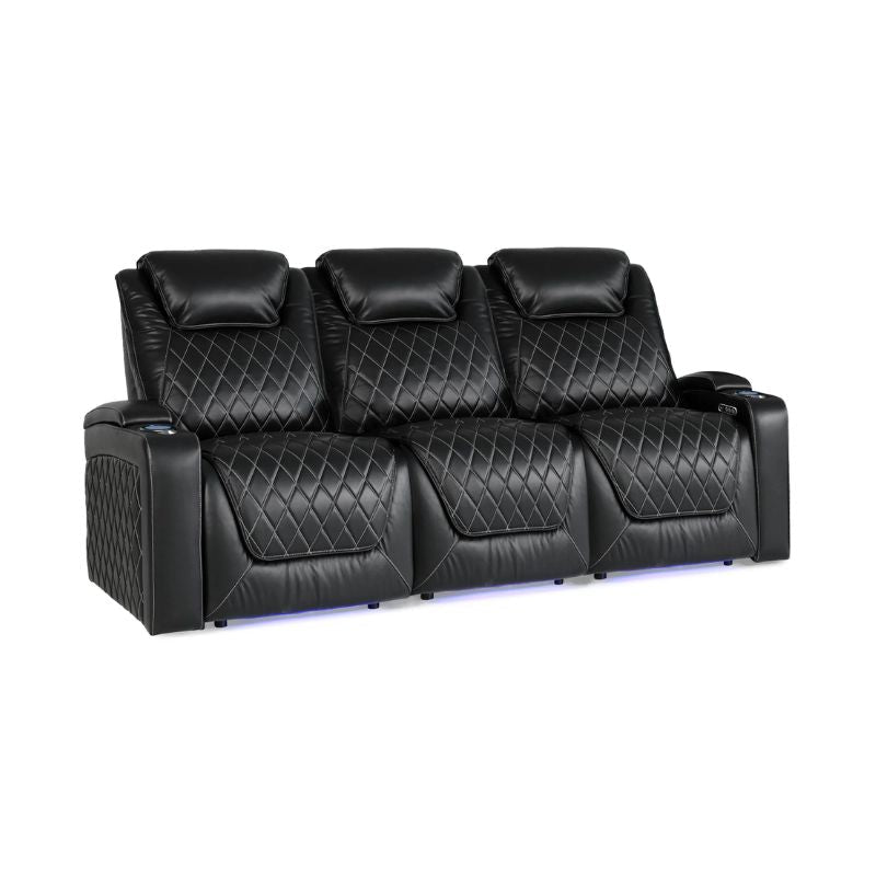 Valencia Oslo XL Big and Tall Edition - 400lb Capacity | Triple - Motor Power - VAL-OSXL-BLK-R3 - Quality Home Distribution