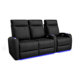 Valencia Syracuse Theater Seating | Power Recline & LED Ambiance - VAL-SYRA-BLK-R3LLS - Quality Home Distribution