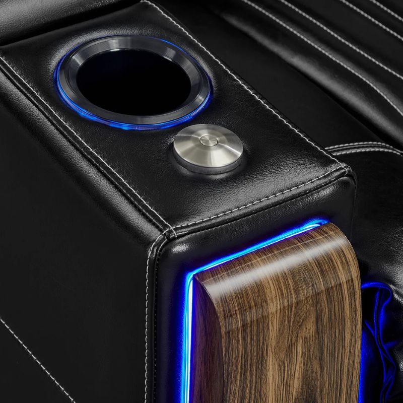 Valencia Tuscany Executive Heat & Massage | Leather & S - Class Stitching - VAL-TUSEXHM-MBLK-R2 - Quality Home Distribution