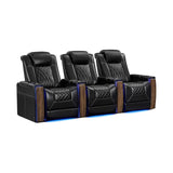 Valencia Tuscany Executive Heat & Massage | Leather & S - Class Stitching - VAL-TUSEXHM-MBLK-R3 - Quality Home Distribution