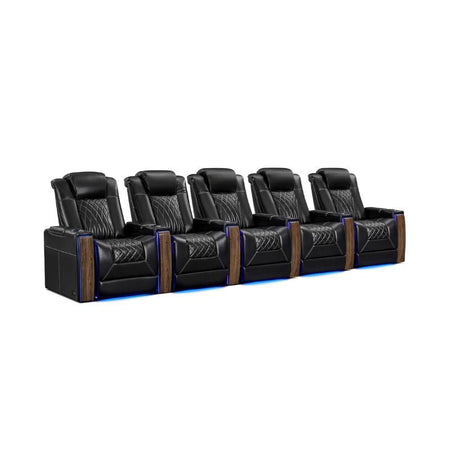 Valencia Tuscany Executive Heat & Massage | Leather & S - Class Stitching - VAL-TUSEXHM-MBLK-R5 - Quality Home Distribution
