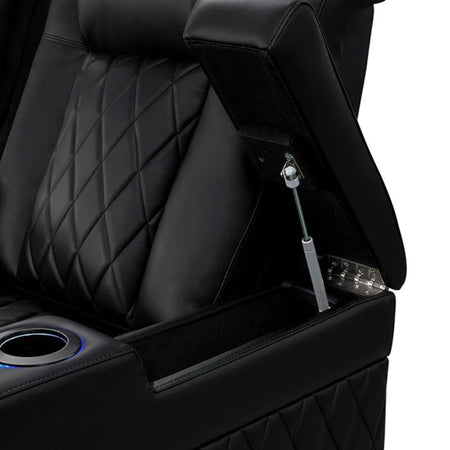 Valencia Tuscany Heat & Massage Edition | Midnight Black Nappa 11000 Leather - VAL-TUSHM-MBLK-R2 - Quality Home Distribution