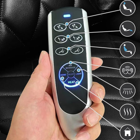 Valencia Tuscany Heat & Massage Edition | Midnight Black Nappa 11000 Leather - VAL-TUSHM-MBLK-R2 - Quality Home Distribution