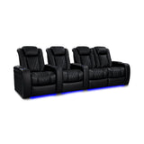 Valencia Tuscany Heat & Massage Edition | Midnight Black Nappa 11000 Leather VAL-TUSHM-MBLK-R4RLS - Quality Home Distribution