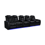 Valencia Tuscany Heat & Massage Edition | Midnight Black Nappa 11000 Leather VAL-TUSHM-MBLK-R5LLS - Quality Home Distribution