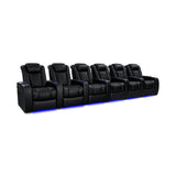 Valencia Tuscany Heat & Massage Edition | Midnight Black Nappa 11000 Leather - VAL-TUSHM-MBLK-R6 - Quality Home Distribution