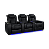Valencia Tuscany Heat & Massage Edition | Midnight Black Nappa 11000 Leather - VAL-TUSHM-MBLK-R3 - Quality Home Distribution