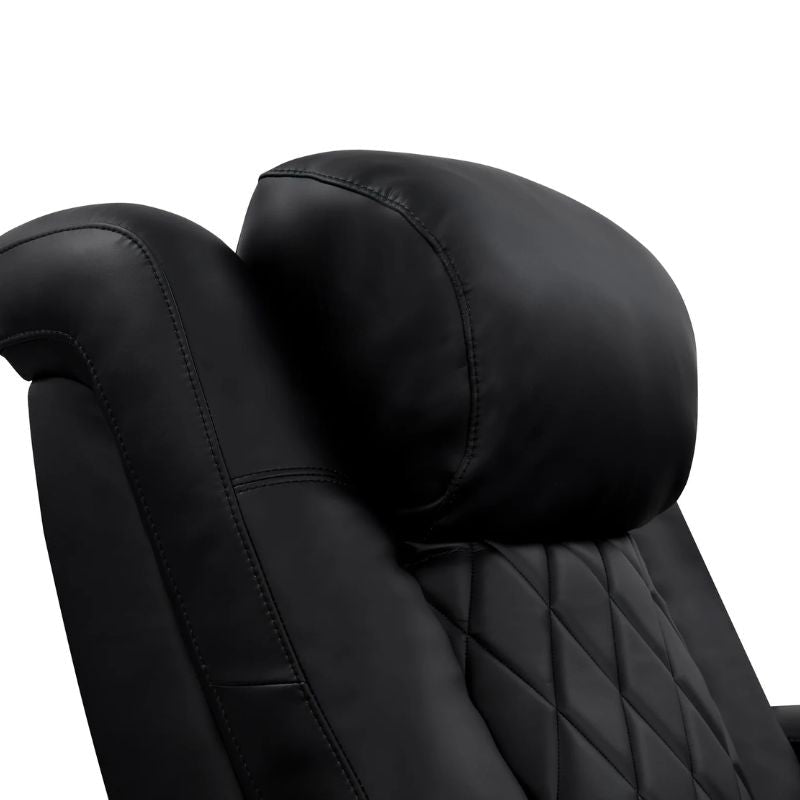 Valencia Tuscany Heat & Massage Edition | Midnight Black Nappa 11000 Leather - VAL-TUSHM-MBLK-R2 - Quality Home Distribution