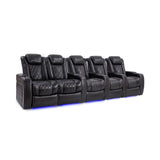 Valencia Tuscany Slim Edition | Nappa 11000 Leather & Triple - Motor Power - VAL-TUSLM-MBLK-R5LLS - Quality Home Distribution