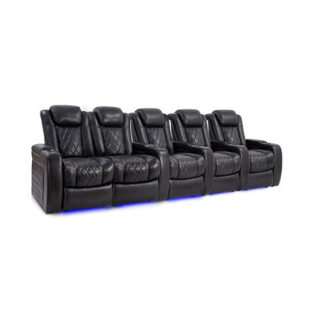 Valencia Tuscany Slim Edition | Nappa 11000 Leather & Triple - Motor Power - VAL-TUSLM-MBLK-R5LLS - Quality Home Distribution