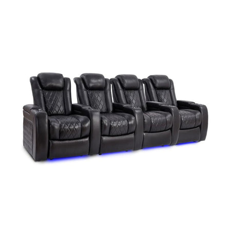 Valencia Tuscany Slim Edition | Nappa 11000 Leather & Triple - Motor Power - VAL-TUSLM-MBLK-R4 - Quality Home Distribution