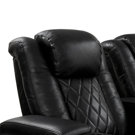 Valencia Tuscany Slim Edition | Nappa 11000 Leather & Triple - Motor Power - VAL-TUSLM-MBLK-R2 - Quality Home Distribution
