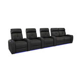 Valencia Verona Power Headrest Edition | Midnight Black Premium Nappa 9000 Leather - Quality Home Distribution