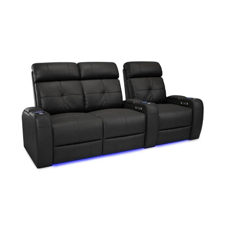 Valencia Verona Power Headrest Edition | Midnight Black Premium Nappa 9000 Leather - Quality Home Distribution